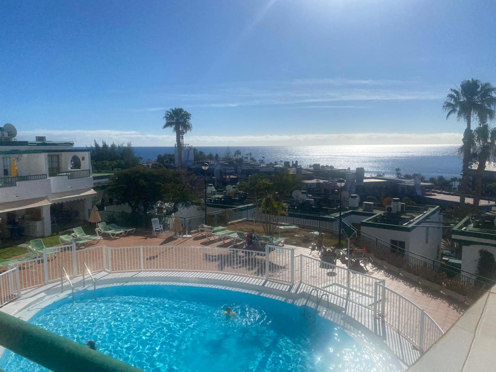 Sea View 2Br Toploctaion Heated Pool 5 Min To Beach San Agustín Exterior foto