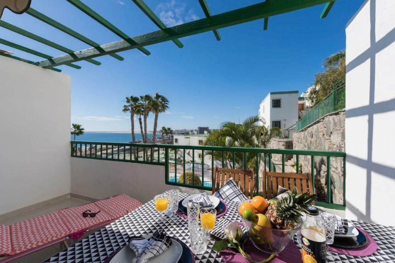 Sea View 2Br Toploctaion Heated Pool 5 Min To Beach San Agustín Exterior foto